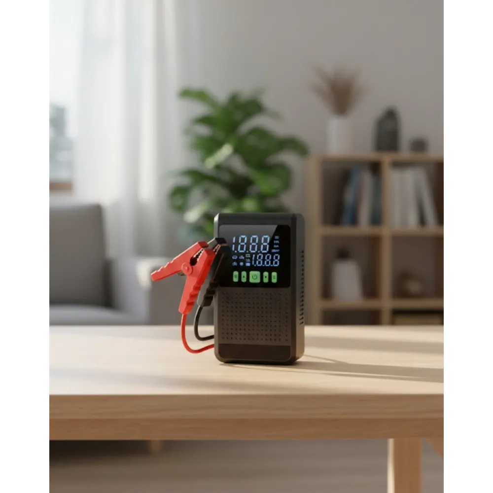 Şarjlı Araç Akü Takviyeli Hava Pompası Powerbank Özellikli