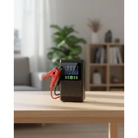 Şarjlı Araç Akü Takviyeli Hava Pompası Powerbank Özellikli