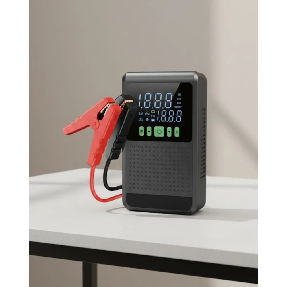 12.000 Mah Şarjlı Araç Akü Takviye Ve Işıklı Hava Kompresörü