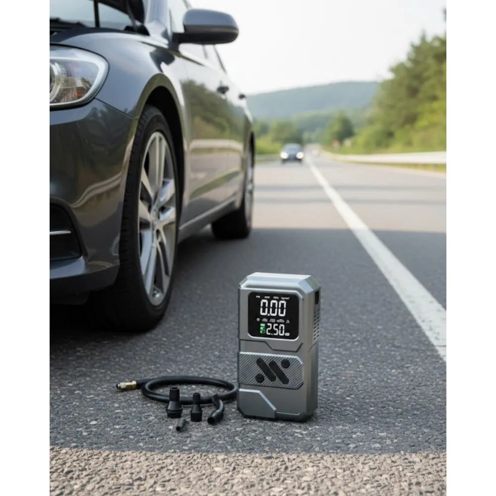 Çok Fonksiyonlu Akü Takviye Ve Taşınabilir Hava Kompresörü