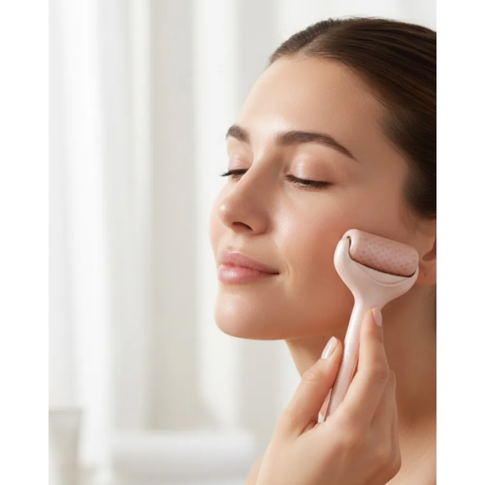 Yüz Ve Göz Altı İçin Buz Silindiri Şişlik Giderici Masaj Aleti