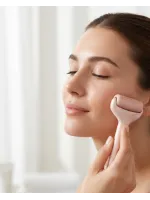 Yüz Ve Göz Altı İçin Buz Silindiri Şişlik Giderici Masaj Aleti