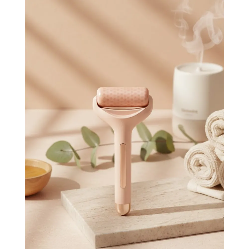 Soğuk Jel Başlıklı Buz Silindiri Yüz Masaj Ve Bakım Aleti