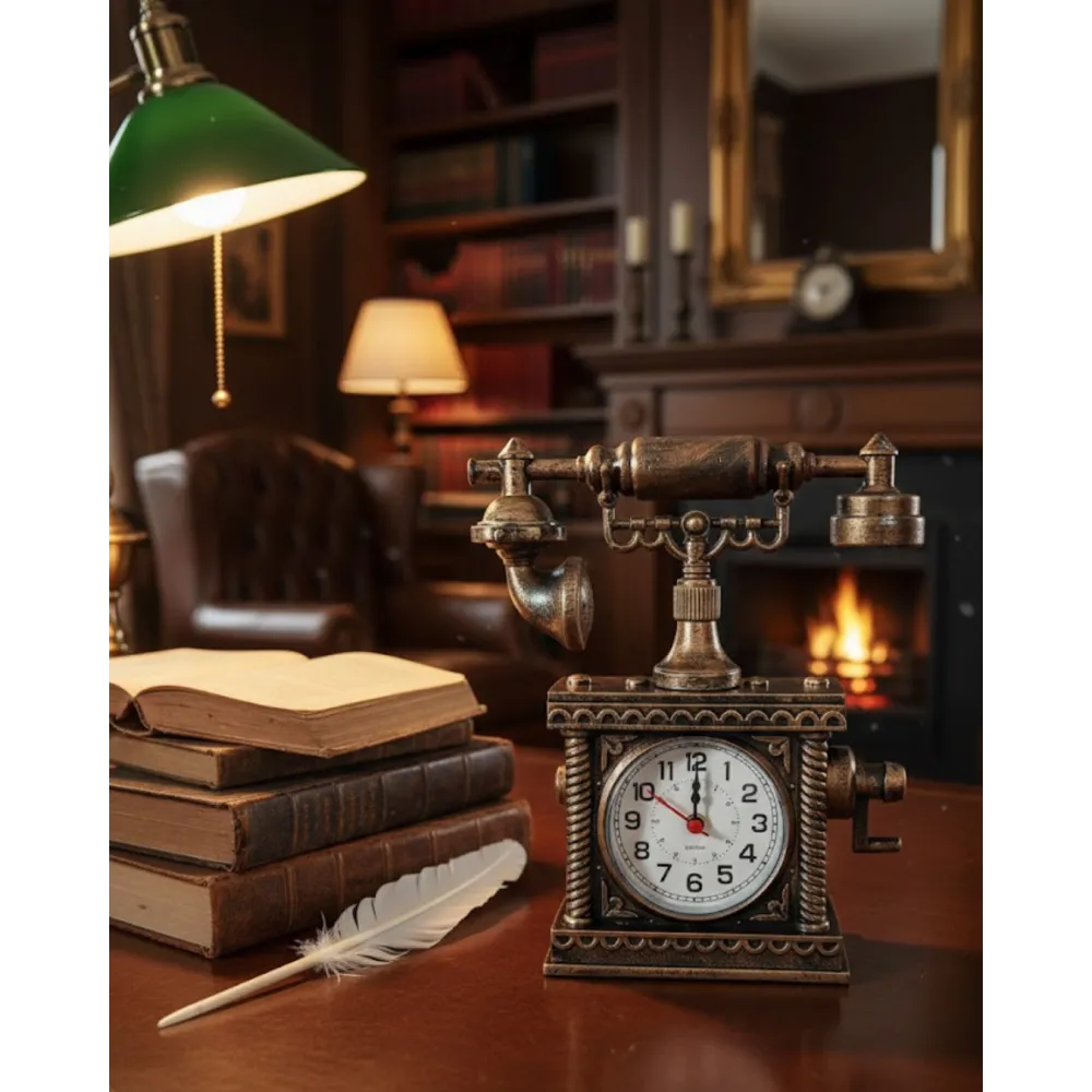 Modern Tasarımlı Çalar Saat Dekoratif Ve İşlevsel Masa Saati