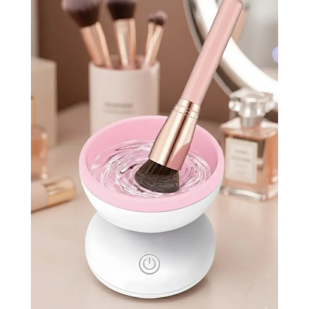 Otomatik Makyaj Fırçası Temizleyici Usb Destekli Taşınabilir Cihaz