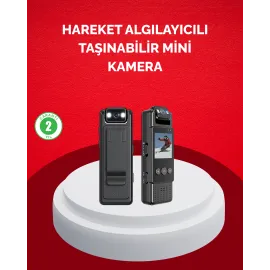 Mini Kamera 1080P Full Hd Taşınabilir Güvenlik Ve Kayıt Cihazı