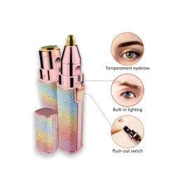 Mini Usb Şarjlı Elektrikli Epilatör – Kaş Ve Yüz Tüy Temizliği İçin 2'si 1 Arada