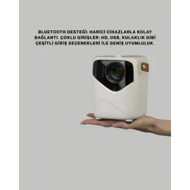 Ultra Hd Çözünürlüklü Taşınabilir Projektör – 1920X1080 Piksel Görüntü Kalitesi