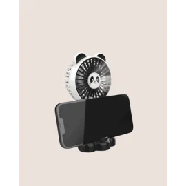 Kompakt Tasarımlı USB Şarjlı Mini Fan – Hayvan Figürlü Vantilatör