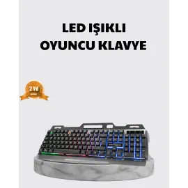 Profesyonel Oyuncu Klavye Mouse Seti – Rgb Işıklı, Türkçe Q, Dpi Ayarlı, Dayanıklı Gövde