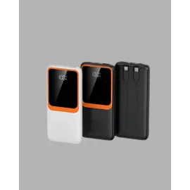Taşınabilir 10000 mAh Powerbank – Dijital Göstergeli, Type-C ve USB Çıkışlı