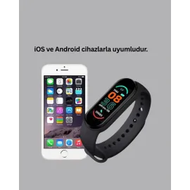 Ios Ve Android Uyumlu Akıllı Bileklik – Çok Fonksiyonlu Kullanım