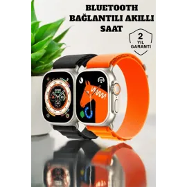 Bluetooth Bağlantılı 49Mm Dokunmatik Akıllı Saat Sağlık Ve Spor Takip Özellikli
