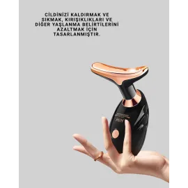 Göz Altı Serinletici Yüz Masaj Cihazı – Serum Emilimini Artırır