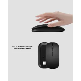 Kablosuz Oyuncu Mouse – Anlık Dpi Geçişi, Gelişmiş Sensör, Hassas Ve Akıcı Kontrol