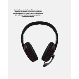 Rahat Ve Dayanıklı Mikrofonlu Oyun Kulaklığı – Stereo Ses, Ayarlanabilir Kafa Bandı