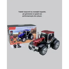 Traktör Tasarımlı Bluetooth Hoparlör 12W Tws Destekli Nostaljik Model