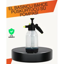 Manuel Köpük Üreten Basınçlı Sprey Şişesi 2L Temizlik Ve Oto Yıkama