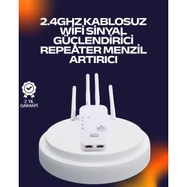 Yüksek Hızlı Parazit Önleyici Wifi Repeater Router