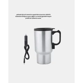 12W Araç Tipi Su Isıtıcı Kupa Bardak Pratik Isıtmalı