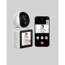 Wifi İç Mekan Kamera 2K Gece Görüşlü Çift Yönlü Görüntü Konuşma Destekli