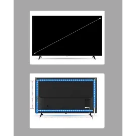 Müzikle Senkronize Led Şerit Tv Aydınlatma