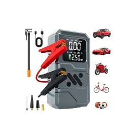 Taşınabilir Araç Akü Takviye Ve Hava Kompresörü Powerbank Özellikli