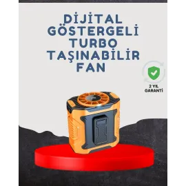 Yüksek Kapasiteli Turbo Taşınabilir Fan