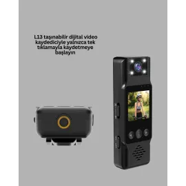 Mini Kamera 1080P Full Hd Döner Lens Taşınabilir