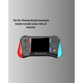 500 Retro Oyunlu Taşınabilir El Konsolu – X7M Modeli