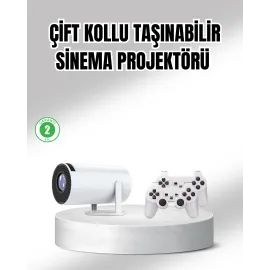 Projeksiyon Cihazı 4K Destekli Kablosuz Bağlantılı Bluetooth 5.0