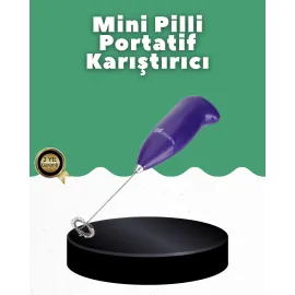 El Tipi Pratik Mikser – Kahve, Süt, Bebek Maması ve Yumurta Çırpıcı