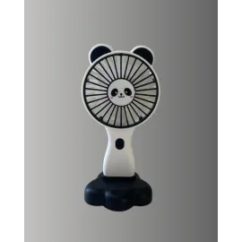 Panda Desenli USB Şarjlı Taşınabilir Mini Vantilatör