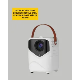 Çoklu Giriş Destekli Projektör – HDMI, USB ve Kulaklık Bağlantı Seçenekleriyle Geniş Uyumluluk