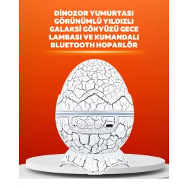 Dinozor Yumurtası Tasarımlı Projektörlü Gece Lambası