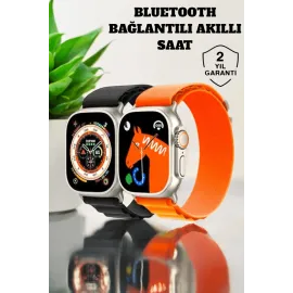 Bluetooth Bağlantılı 49Mm Dokunmatik Akıllı Saat Sağlık Ve Spor Takip Özellikli