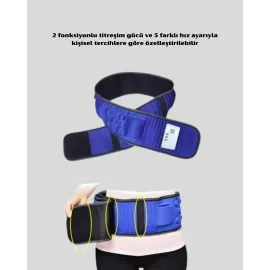 Unisex Titreşimli Masaj Aleti – Ayarlanabilir Hız Ve Fonksiyonlu Kemer Tasarımı