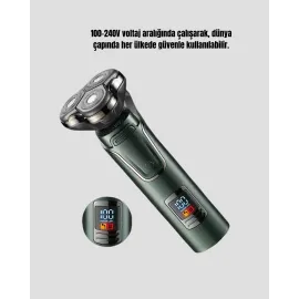 Şarjlı Ve Kablosuz 3 Başlıklı Profesyonel Bakım Seti – Saç, Sakal, Burun Ve Kulak Düzeltici