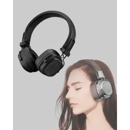 Bluetooth Kablosuz Kulak Üstü Kulaklık Katlanabilir Konforlu ve Şık Tasarımlı