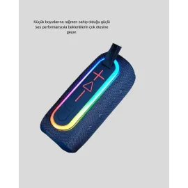 Taşınabilir Mini Bluetooth Hoparlör Güçlü Ses Ve Şık Kırmızı Tasarım