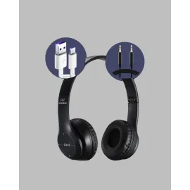 Ayarlanabilir Baş Bandı ve Yumuşak Kulak Yastıklı Bluetooth Kulaklık