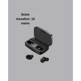 A10S Kablosuz Bluetooth Kulaklık – 1800Mah Powerbank, Otomatik Eşleşme, Ios/android Uyumlu