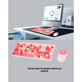 Kablosuz Bluetooth Klavye – Çoklu Cihaz Desteği, Akıllı Güç Tasarrufu