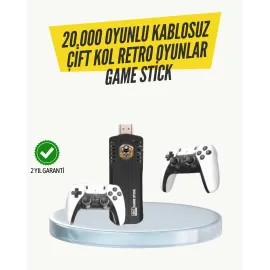 Kablosuz Retro Oyun Konsolu – Geniş Oyun Kütüphanesi ve HD Görüntü ile Sonsuz Eğlence