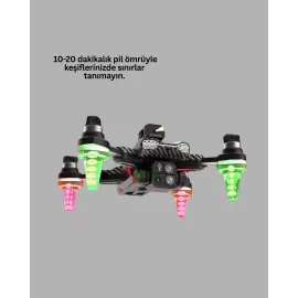 Katlanabilir Drone 1080P Kamera 0-100m Uçuş Mesafeli