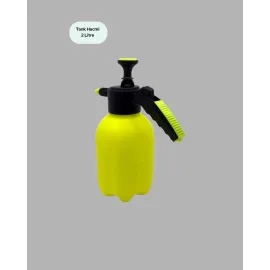 2 Litre Pompalı Püskürtücü Bakır Nozullu Ayarlı Sprey Temizlik Ve Bahçe