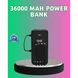 Yüksek Kapasite Taşınabilir Şarj Aleti Çoklu Kablo Çıkışlı