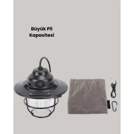 Çam Kozalağı Şekilli Retro Kamp Gece Lambası