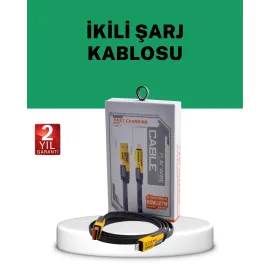 Yüksek Hızlı 65W Güç Çıkışlı Çoklu Cihaz Uyumlu Şarj Kablosu