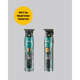 Vgr V-695 Şarjlı Saç Sakal Tıraş Makinesi 2600Mah Batarya Ve Kılavuz Taraklı